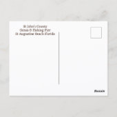 セントオーガスティンビーチFLピア写真はがき ポストカード (裏面)