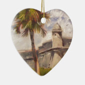 セントオーガスティンフォート – カスティーリョデサンマルコス セラミックオーナメント (右)