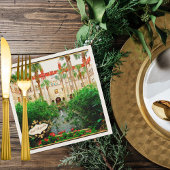 セントオーガスティンフロリダライトナー博物館&ガーデン スタンダードカクテルナプキン