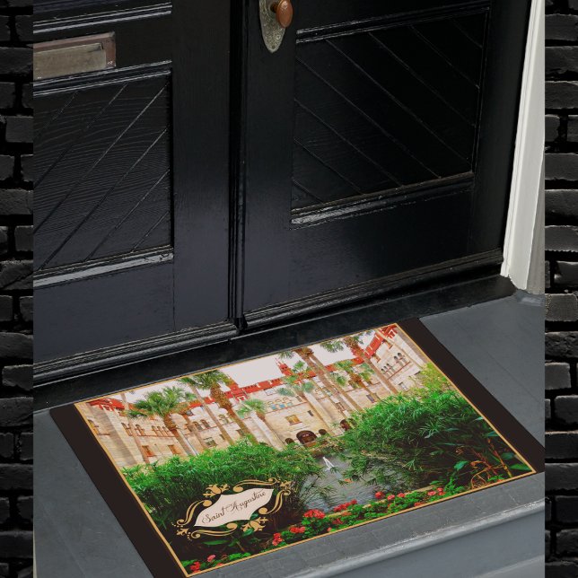 セントオーガスティンフロリダライトナー博物館&ガーデン ドアマット (クリエイターアップロード済み)