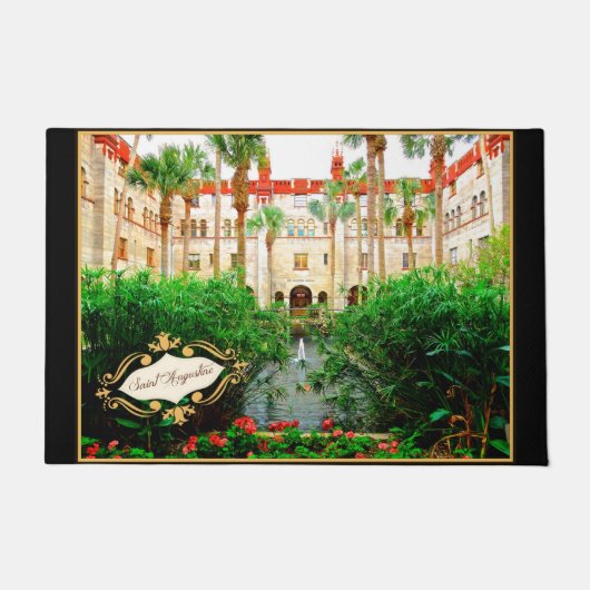 セントオーガスティンフロリダライトナー博物館&ガーデン ドアマット (正面)