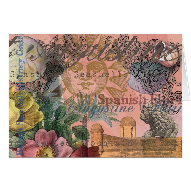 セントオーガスティンフロリダ旅行アンティークアート (正面横)