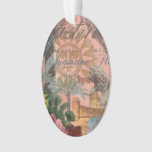 セントオーガスティンフロリダ旅行アンティークアート オーナメント (正面)