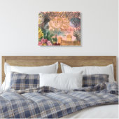 セントオーガスティンフロリダ旅行アンティークアート キャンバスプリント (インサイチュ (寝室))