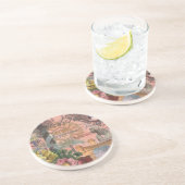 セントオーガスティンフロリダ旅行アンティークアート コースター (側面)