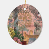 セントオーガスティンフロリダ旅行アンティークアート セラミックオーナメント (左)