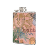 セントオーガスティンフロリダ旅行アンティークアート フラスク (左)