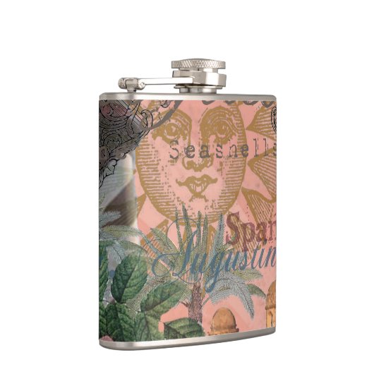 セントオーガスティンフロリダ旅行アンティークアート フラスク (右)