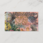 セントオーガスティンフロリダ旅行アンティークアート 名刺 (裏面)