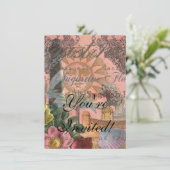 セントオーガスティンフロリダ旅行アンティークアート 招待状 (スタンド正面)