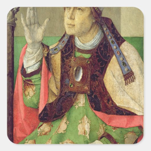 セントオーガスティンポートレート, c.1475 スクエアシール (正面)
