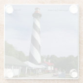 セントオーガスティンライトハウスガラスコースター ガラスコースター (裏面)