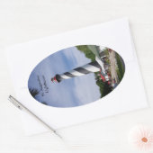 セントオーガスティンライトハウスシール 楕円形シール (封筒)