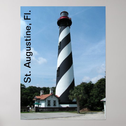 セントオーガスティンライトハウスポスター ポスター (正面)