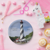 セントオーガスティンライトハウス紙プレート ペーパープレート (パーティー)