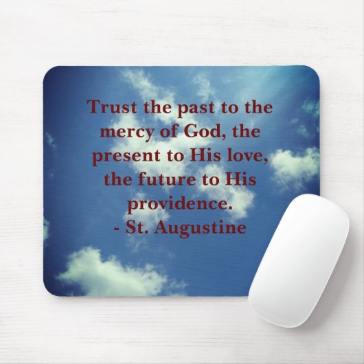 セントオーガスティン引用文 マウスパッド (マウス)