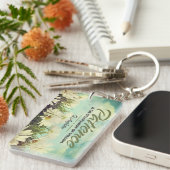 セントオーガスティン感動的引用文「忍耐」 キーホルダー (正面右)