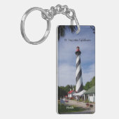 セントオーガスティン灯台のキーチェーン キーホルダー (正面左)