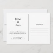 セントオーガスティン結婚の発表 招待状 (裏面)