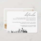 セントオーガスティン結婚ズホテルルームブロック詳細 エンクロージャーカード (正面/裏面)