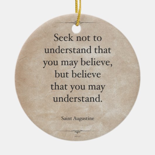 セントオーガスティン セラミックオーナメント (正面)