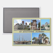 セントオーガスティン、フロリダの磁石 マグネット (正面/裏面)