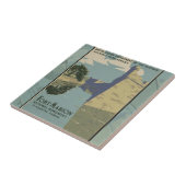 セントオーガスティン・フロリダスペインのフォートのポスター タイル (側面)