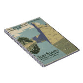 セントオーガスティン・フロリダスペインのフォートのポスター ノートブック (右側)