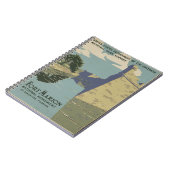 セントオーガスティン・フロリダスペインのフォートのポスター ノートブック (左側)