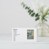 セントオーガスティン・フロリダスペインのフォートのポスター 名刺 (スタンド正面)