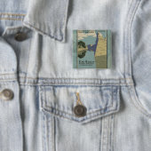 セントオーガスティン・フロリダスペインのフォートのポスター 缶バッジ (インサイチュ)