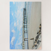 セントオーガスティン，フロリダビーチ桟橋 ジグソーパズル (縦)