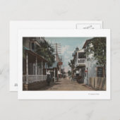 セントオーガスティン、フロリダ州 - セントジョージストリートの景観 ポストカード (正面/裏面)