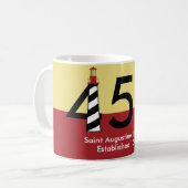 セントオーガスティン、フロリダ- 1565年確立される- 450th コーヒーマグカップ (正面左)