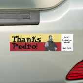 セントオーガスティン、フロリダ- 450th -感謝、ペドロ! バンパーステッカー (車上)