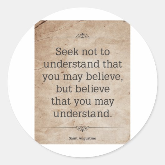 セントオーガスティン#4 ラウンドシール (正面)