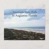 セントオーガスティン FL アナスタシア州立公園 写真 ポストカード (正面)