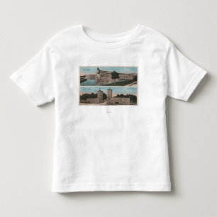 セントオーガスティン、FL -フィートマリオンの眺め及び都市 トドラーTシャツ