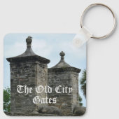 セントオーガスティンFLオールドシティゲイツフォト キーホルダー (裏面)