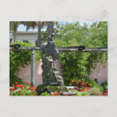 セントオーガスティンFLヒスパニックガーデンフォト ポストカード (正面)