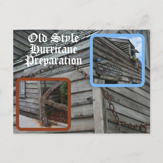 セントオーガスティンFL最古の木造校舎 ポストカード (正面)