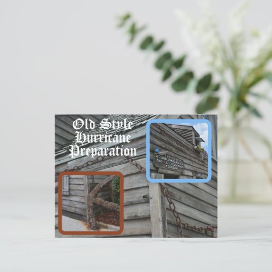 セントオーガスティンFL最古の木造校舎 ポストカード (スタンド正面)