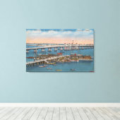 セントオーガスティンFL – 獅子橋の景色 キャンバスプリント (インサイチュ (ウッドフロア))