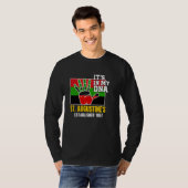 セントオーガスティンHBCU、SAU、Red、Black、Green HBCU Tシャツ (正面フル)
