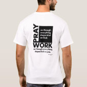 セントオーガスティンTシャツ Tシャツ (裏面)