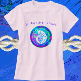 セントオーガスティーヌフロリかわいらしダシーシェル Tシャツ