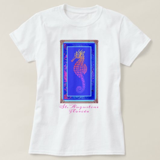 セントオーガスティーヌフロリカラフルダシーホースTシャツ Tシャツ (デザイン正面)