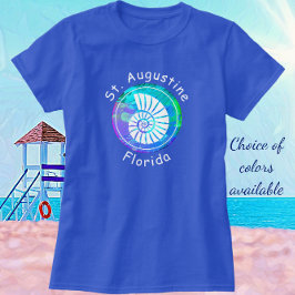 セントオーガスティーヌフロリダナかわいらしウティラス海 Tシャツ