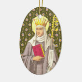 セントオードリー(エセルドレダ) (P 003) セラミックオーナメント (左)