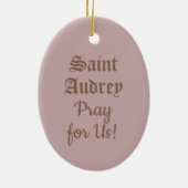 セントオードリー(エセルドレダ) (P 003) セラミックオーナメント (裏面)